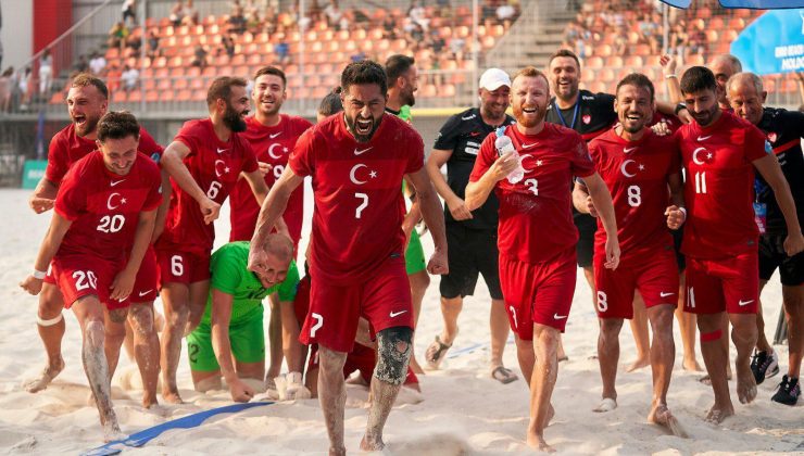 Plaj Futbolu Milli Takımı, Danimarka’yı 1-0’la geçti