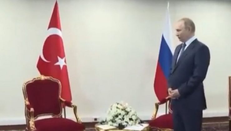 Rusya Devlet Başkanı Putin, Cumhurbaşkanı Erdoğan’ı beklerken