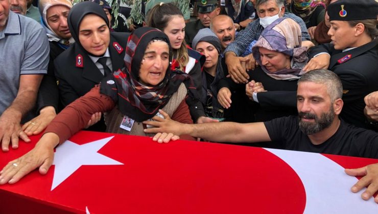 Şehit Uzman Çavuş Taşkın, Erzurum’da son yolculuğuna uğurlandı