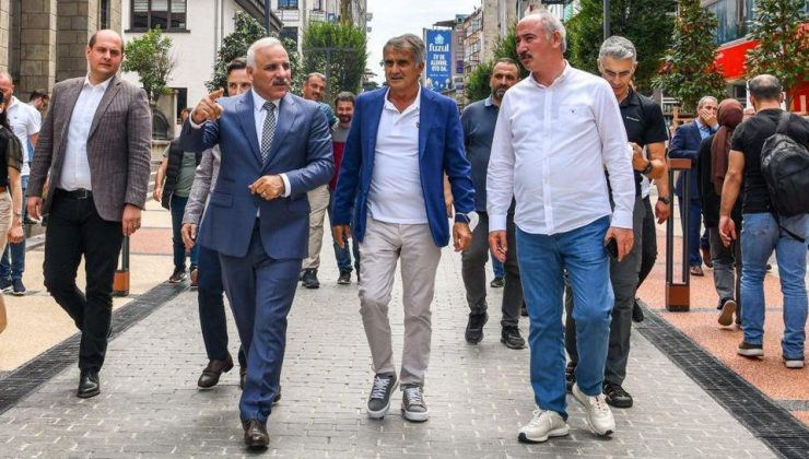 Şenol Güneş Trabzon’u gezdi