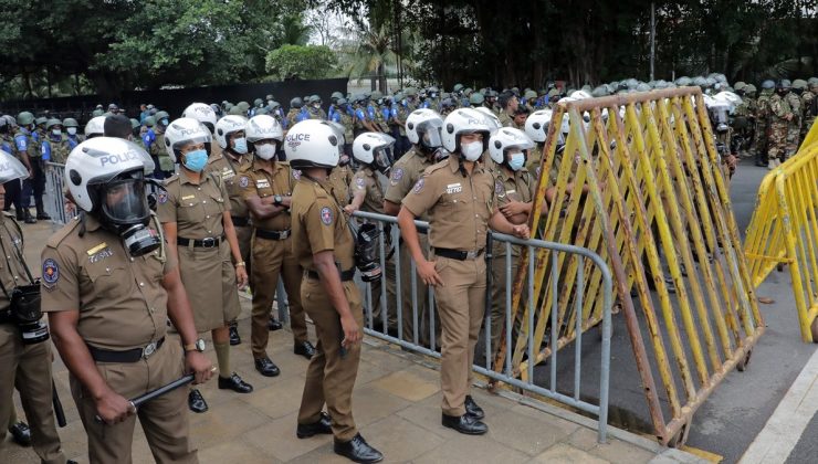 Sri Lanka’da güvenlik güçlerinden göstericilere müdahale