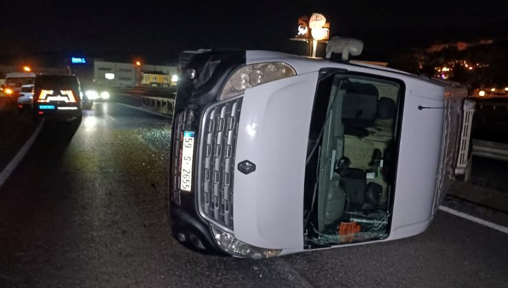 Tekirdağ’da servis aracı devrildi: 9 işçi yaralı