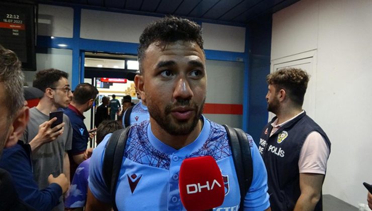 Trabzonspor kafilesi yurda döndü! Trezeguet ve Larsen’den açıklamalar…