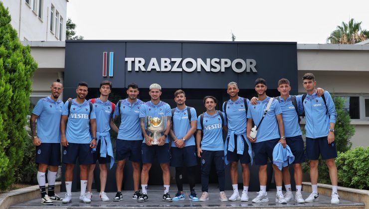 Trabzonspor, Trabzon’a Süper Kupa ile döndü