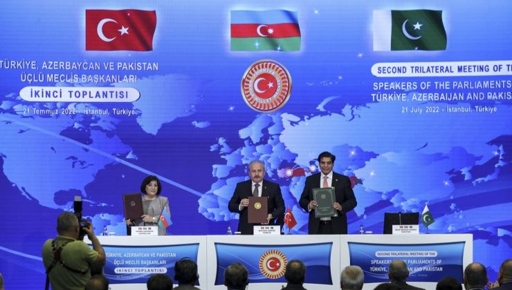 Türkiye, Azerbaycan ve Pakistan parlamento başkanları İstanbul Beyannamesi’ni imzaladı