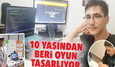 10 yaşından beri oyun tasarlıyor