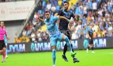 Adana Demirspor – Trabzonspor maçından önemli anlar…