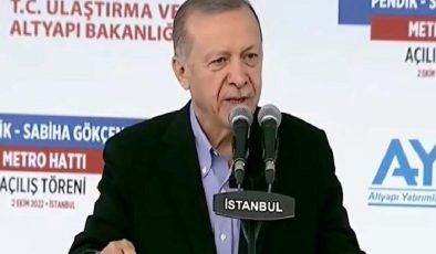 Cumhurbaşkanı Erdoğan: Sabiha Gökçen-Kadıköy 50 dakika sürecek