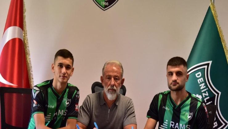 Denizlispor’da 2 genç oyuncu profesyonelliğe adım attı