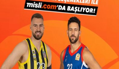 Euroleague heyecanı CANLI BAHİS, CANLI YAYIN ve SÜPER ORAN seçenekleriyle Misli.com’da başlıyor