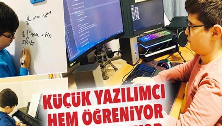 Küçük yazılımcı hem öğreniyor hem öğretiyor