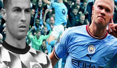 Manchester City, Manchester United’ı 9 gollü derbide devirdi! Erling Haaland rekora doymuyor, tarihe geçti