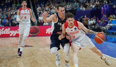 (ÖZET) Türkiye-Fransa basketbol maç sonucu: 86-87