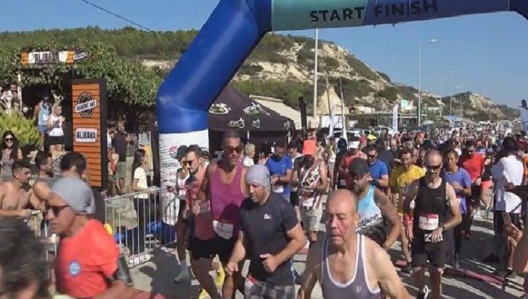 Run The Island Bozcaada, binlerce kişiyi ağırladı