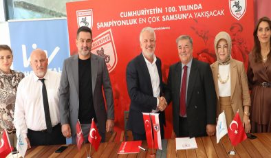 Samsunspor’dan sağlık sponsorluğu anlaşması