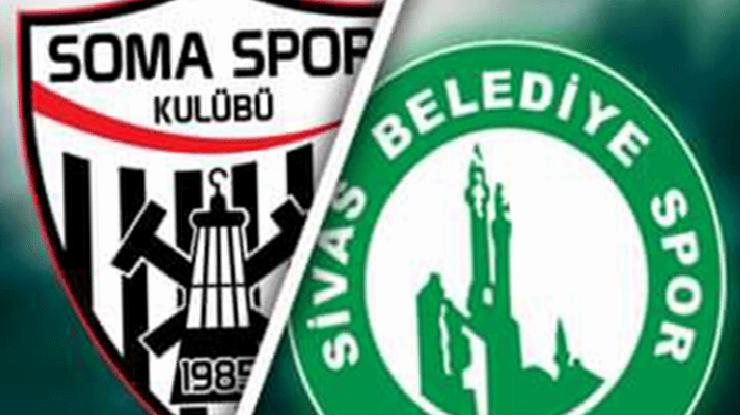 Somaspor-Sivas Belediyespor maç sonucu: 1-1