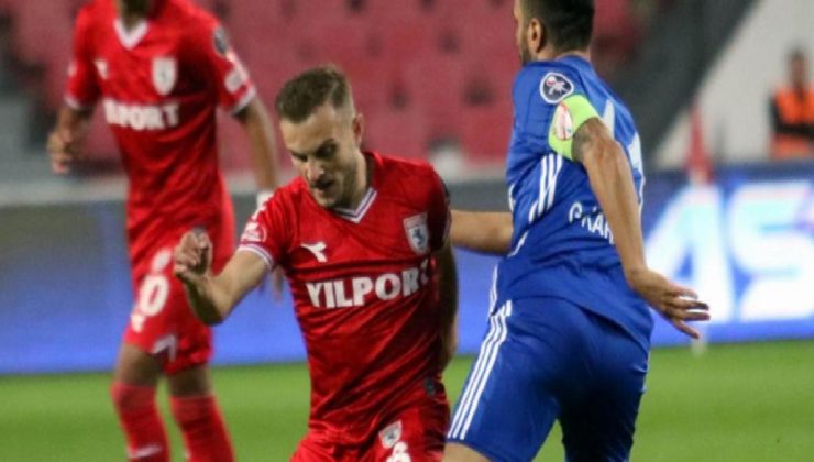 4 gollü maçta Samsunspor ile Boluspor yenişemedi