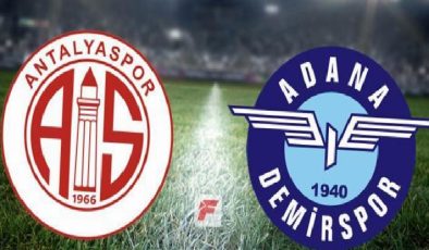 Antalyaspor – Adana Demirspor maçı (CANLI)