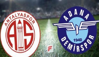 Antalyaspor – Adana Demirspor maçı hangi kanalda, saat kaçta? (11’ler belli oldu)