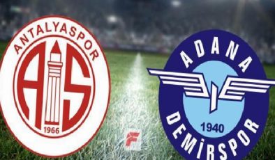 Antalyaspor – Adana Demirspor maçı hangi kanalda, saat kaçta?