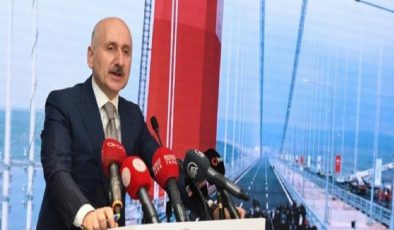 Bakan Karaismailoğlu: Osmangazi Köprüsü’nden 55.5 milyon araç geçti