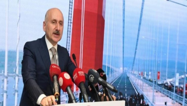 Bakan Karaismailoğlu: Osmangazi Köprüsü’nden 55.5 milyon araç geçti