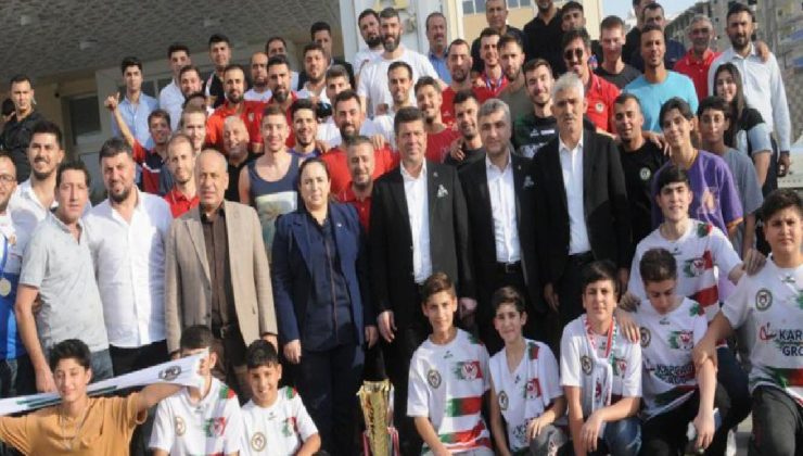 Balkan Şampiyonu Cizre Belediyespor’a coşkulu karşılama