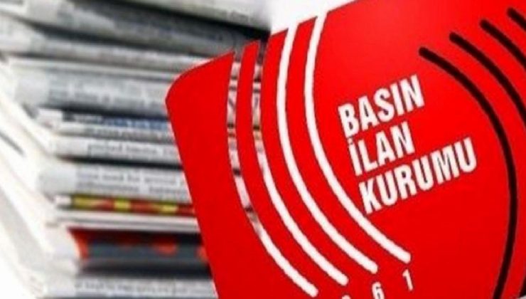 Basın İlan Kurumu’ndan resmi ilanlara ilişkin açıklama