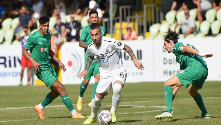 Bodrumspor-Manisa FK maç sonucu: 1-1