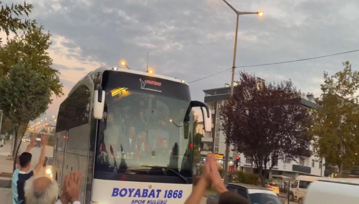 Boyabat 1868 Spor’a coşkulu karşılama