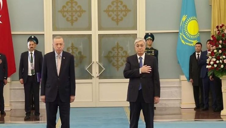 Cumhurbaşkanı Erdoğan Kazakistan’da