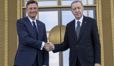 Cumhurbaşkanı Erdoğan, Slovenyalı mevkidaşı Pahor’u ağırladı