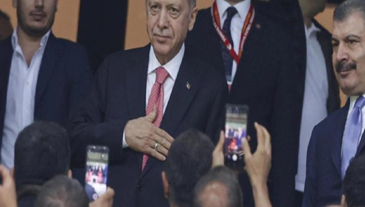 Cumhurbaşkanı Recep Tayyip Erdoğan, Türkiye-Angola maçını izledi