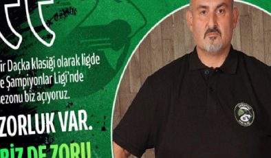 Darüşşafaka Başantrenörü Selçuk Ernak: Zoru seviyoruz