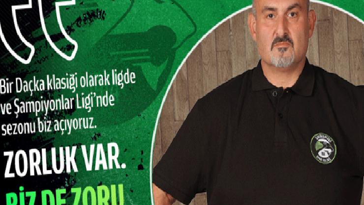 Darüşşafaka Başantrenörü Selçuk Ernak: Zoru seviyoruz