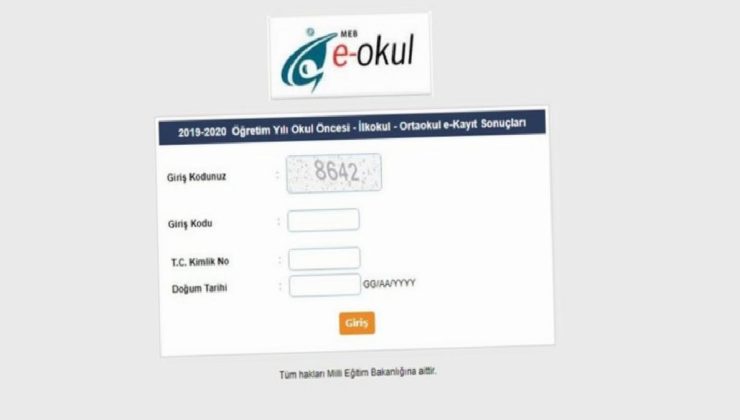 e-Okul şifresi nasıl alınır? e-Okul şifre alma ekranı…