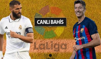 El Clasico CANLI YAYINLA Misli.com’da! Real Madrid-Barcelona maçının iddaa’da favorisi…