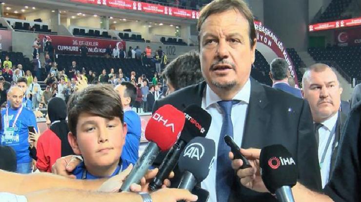 Ergin Ataman: Cumhurbaşkanlığı Kupası bizim için moral oldu