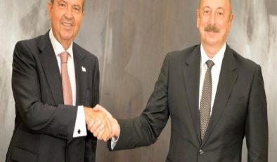 Ersin Tatar, İlham Aliyev ile görüştü