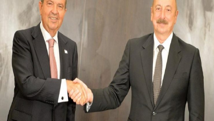 Ersin Tatar, İlham Aliyev ile görüştü