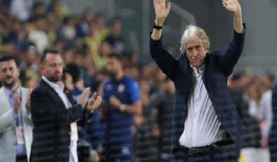 Fenerbahçe Teknik Direktörü Jorge Jesus: Gol rekoru iyi gösterge