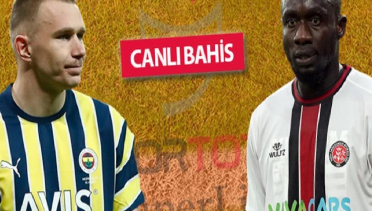 Fenerbahçe’de 4 eksik! İlk 11’de kimler olacak? Fatih Karagümrük karşısında galibiyetlerine iddaa’da…