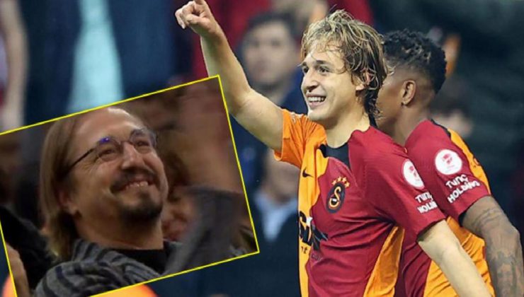 Galatasaray’da Hamza Akman attı, Ayhan Akman duygulandı!