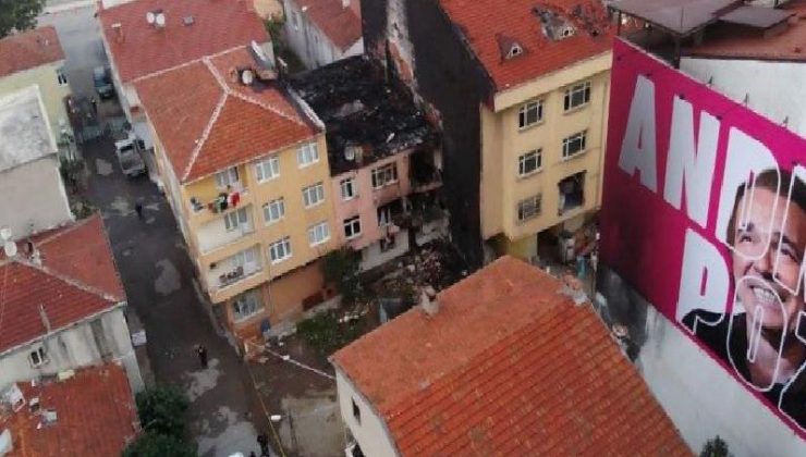 Gün ağarınca ortaya çıktı: Kadıköy’de 3 kişinin öldüğü patlamanın yaşandığı bina bu hale geldi