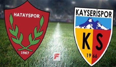 Hatayspor-Kayserispor maçı (CANLI)