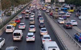 İstanbul’da haftanın ilk gününde trafik yoğunluğu