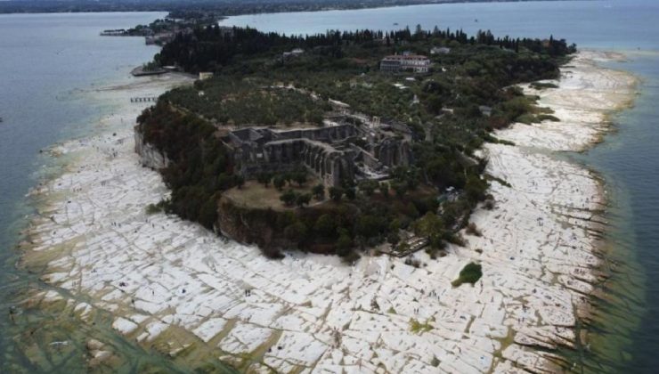 İtalya’da Garda Gölü, tarihinin en düşük seviyesine indi