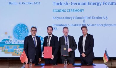 Kalyon Enerji ile Fraunhofer Enstitüsü güneş enerjisi teknolojileri için iş birliği yaptı