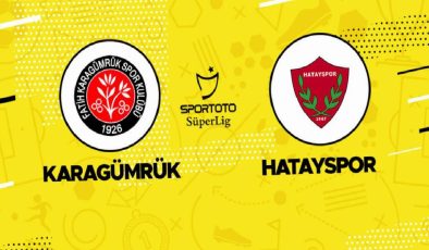 Karagümrük Hatayspor maçı saat kaçta, hangi kanalda? İlk 11’ler belli oldu