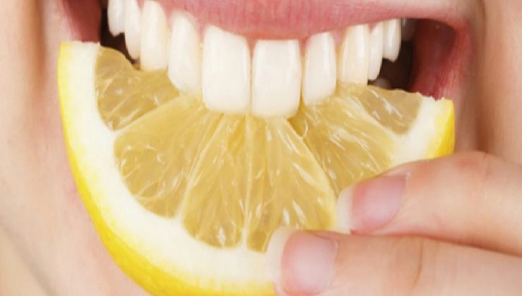 Karbonat ve limonun diş üzerindeki mucizevi faydası